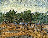 Les Canvas Paintings - Les oliviers 1 1889